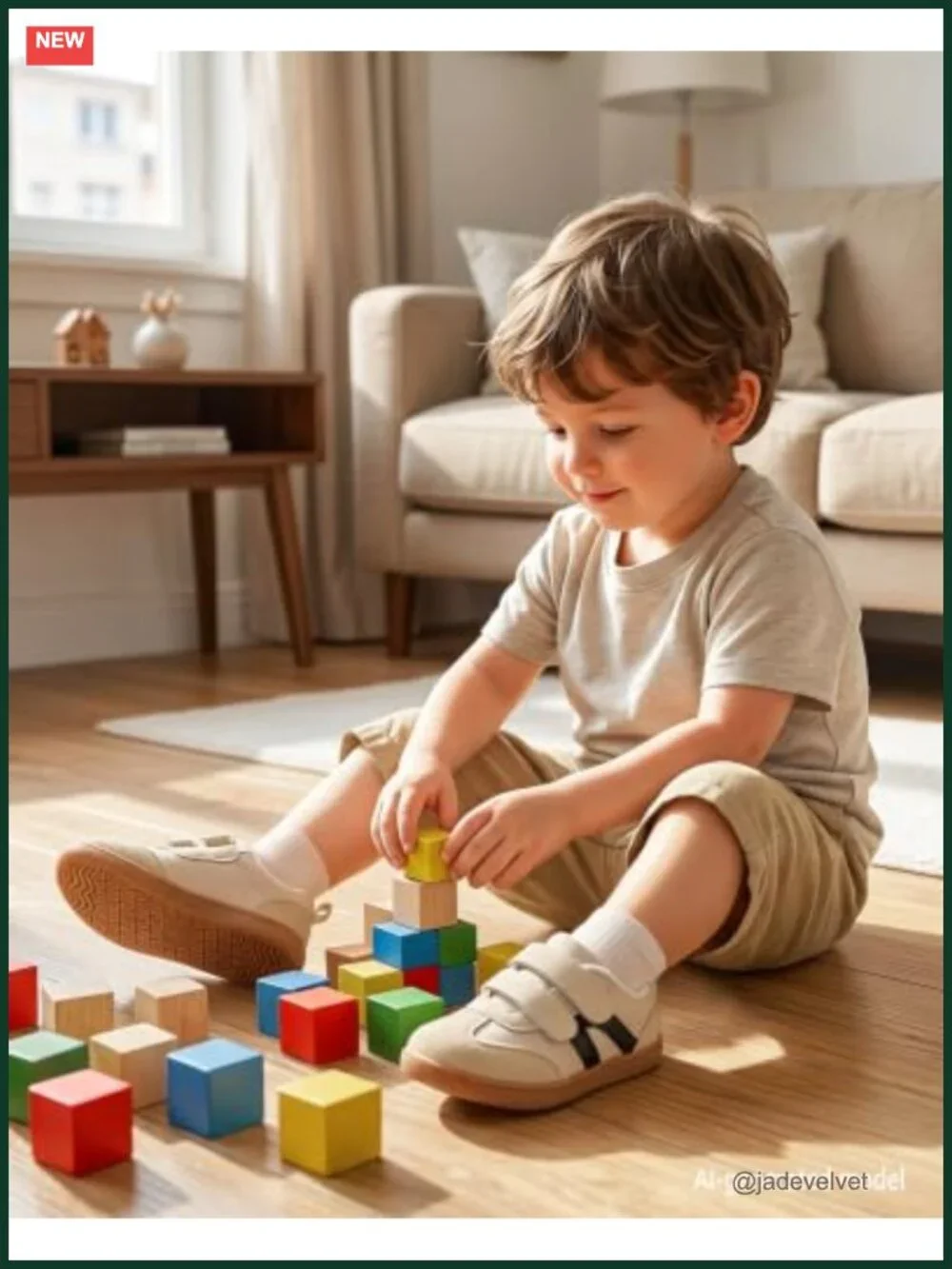 Toddler Barefoot Wide Toe Box Sneakers Hook-and-Loop Zero Drop
